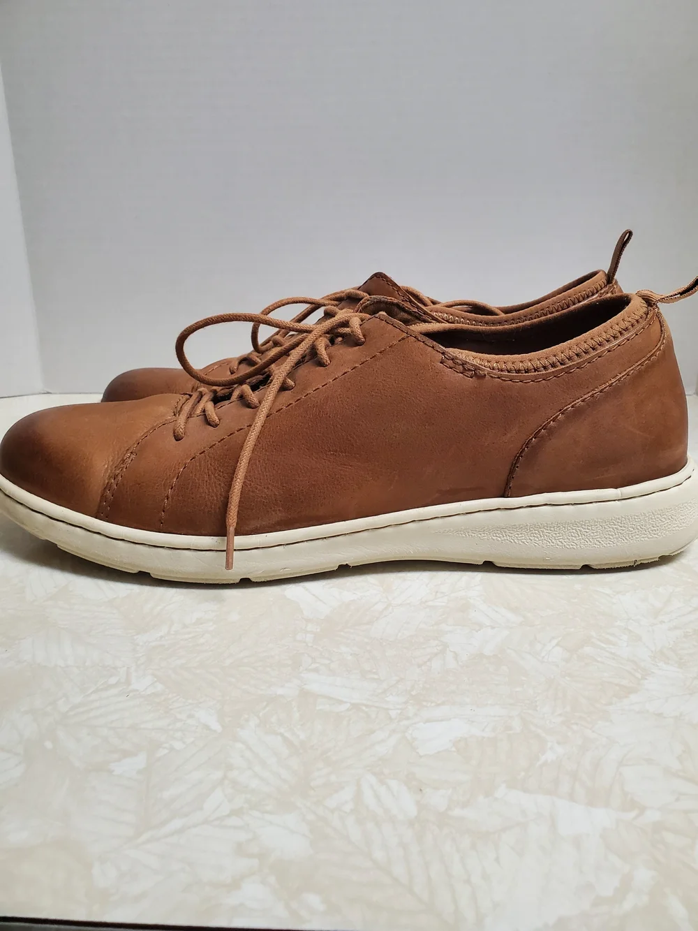 Born Men's Alegheny 11 Brown Leather Lace-Up Shoes